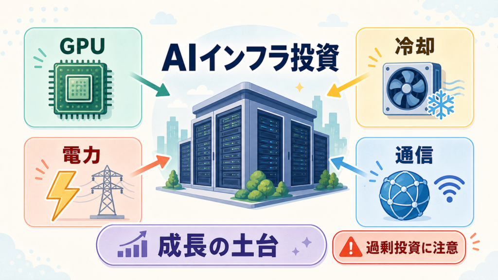 NVIDIA需要、AIデータセンター投資を押し上げの図解