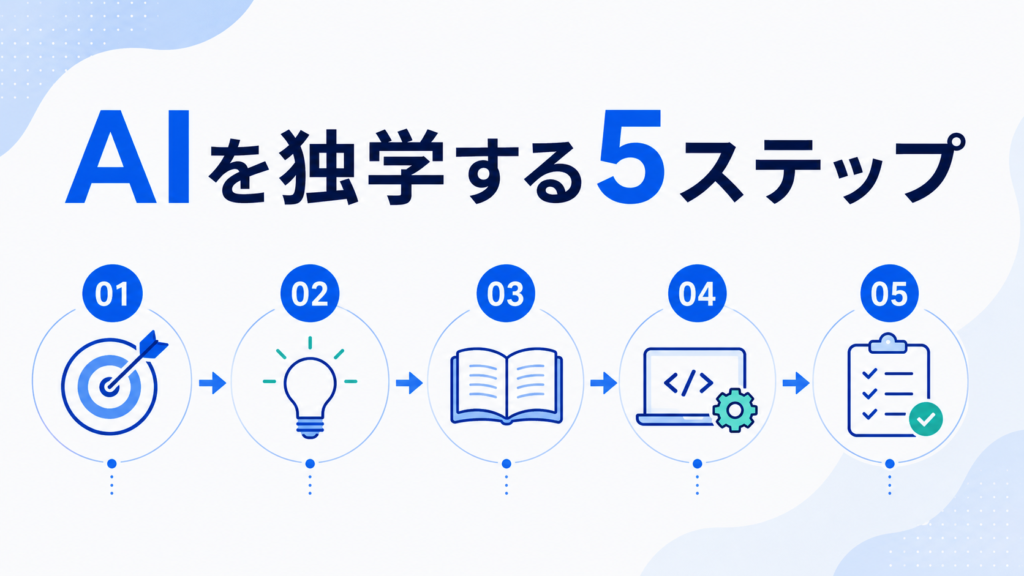 AIを独学する5ステップ