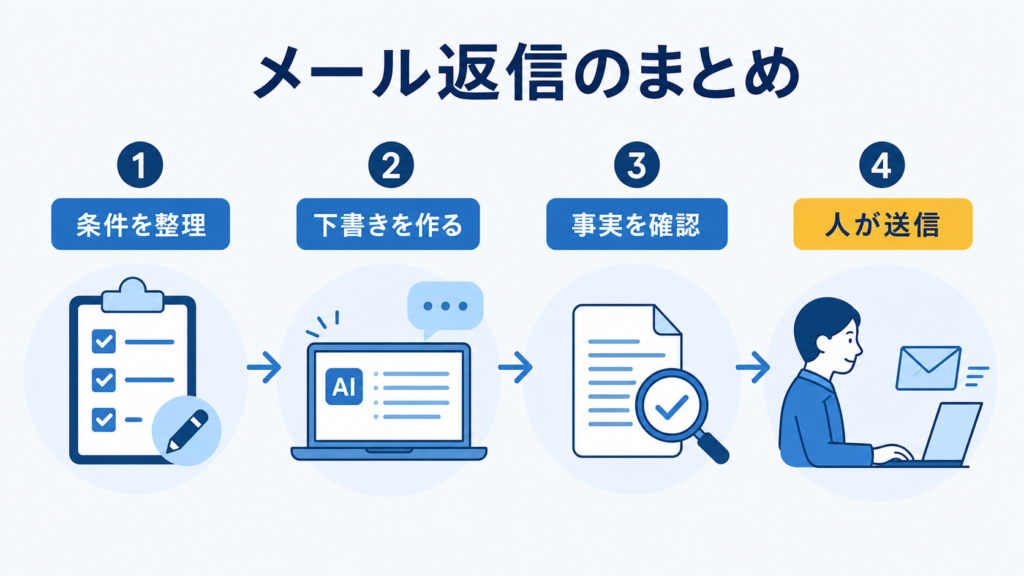 ChatGPTでメール返信を作る方法のまとめ
