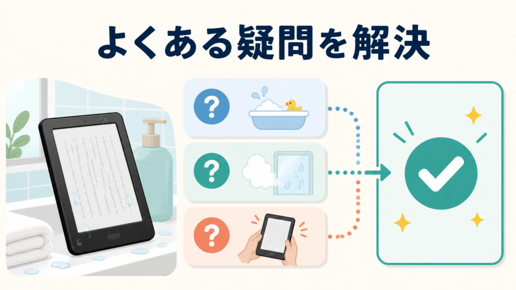 Kindleのお風呂利用に関するFAQ