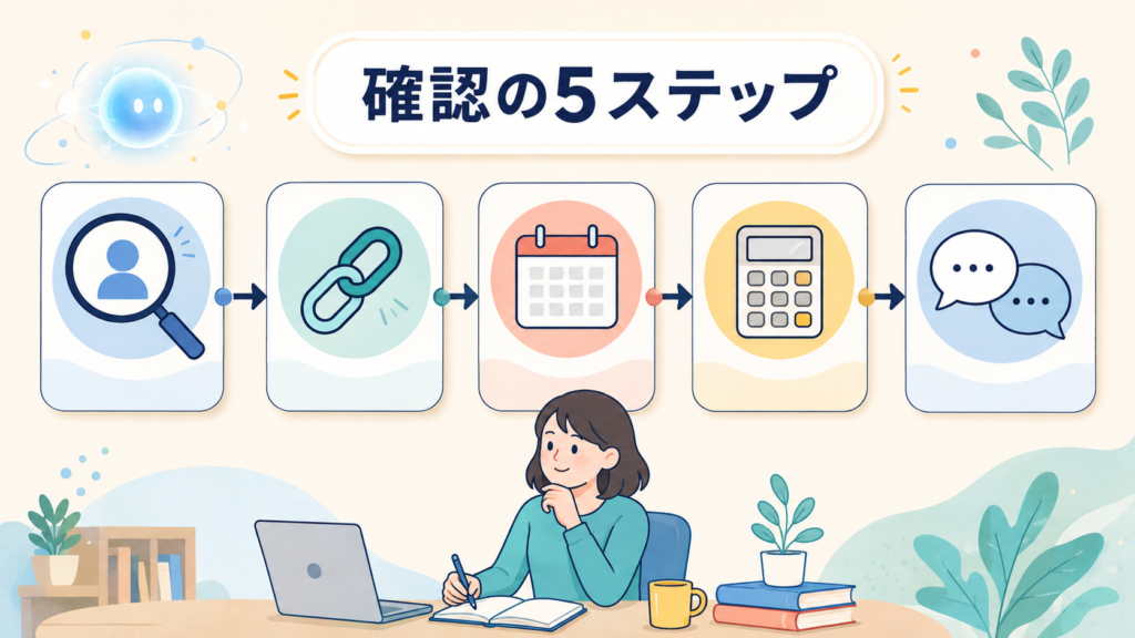 AIの出力をファクトチェックする5ステップ
