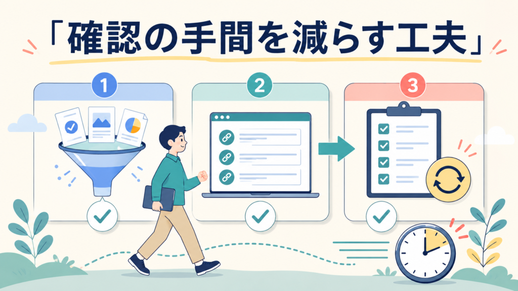 ファクトチェックにかかる時間を減らす3つの工夫