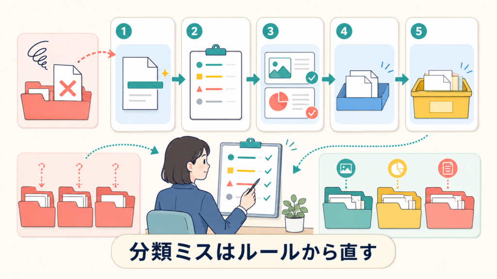 AIがPC内のファイルを分類できないときの5つの直し方