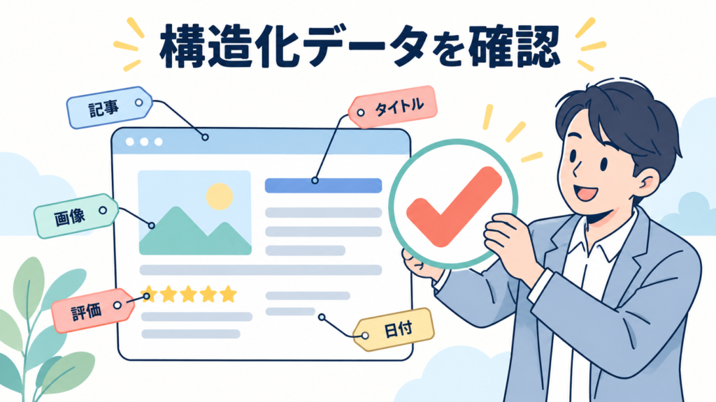 チェック①|構造化データが整っているか