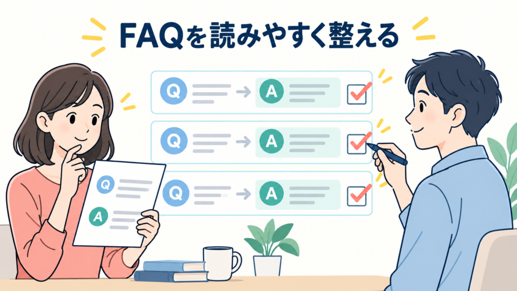チェック②|FAQの質問文・回答文が適切か