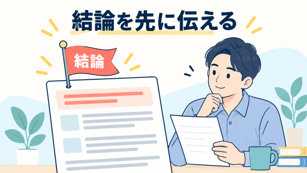 チェック④|結論ファーストで書かれているか