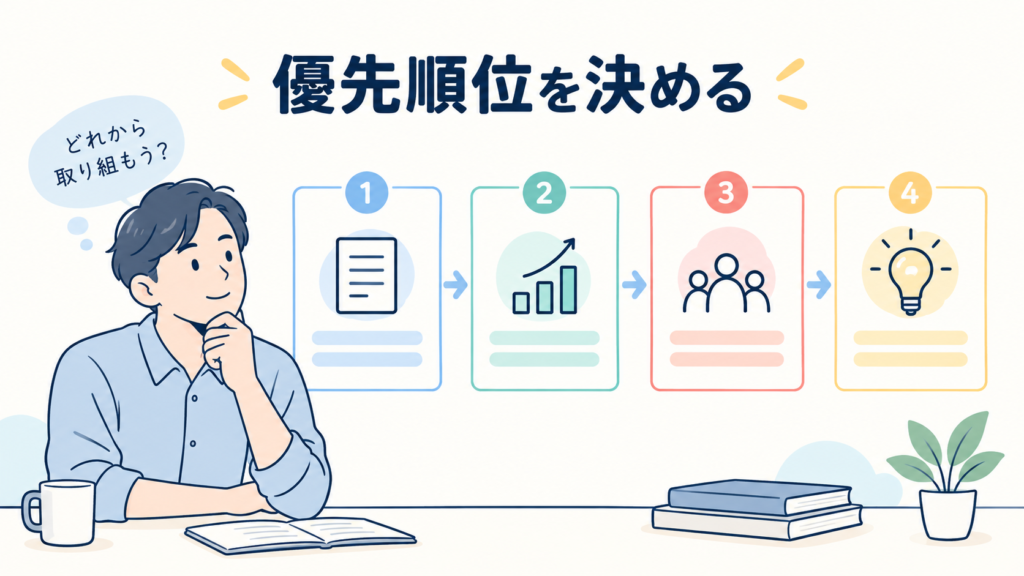 どこまで力を入れるべきか迷ったら