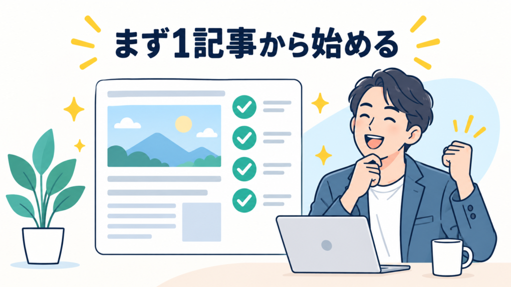 まず1つの記事でチェックしてみる