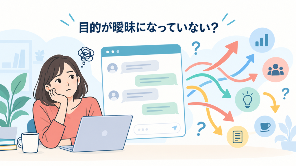 迷う人に共通しているのは「なんとなく使っている」状態