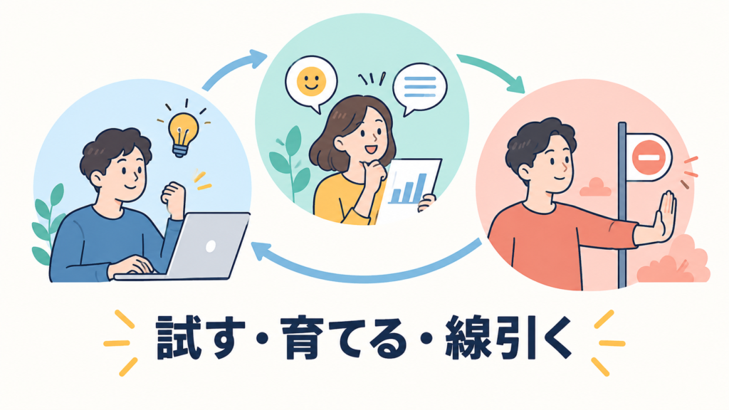 変わらない3つの向き合い方