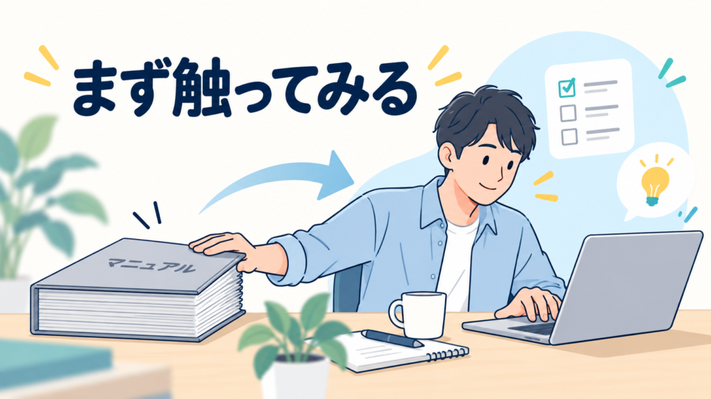 ①まず試す｜完璧な理解を待たない