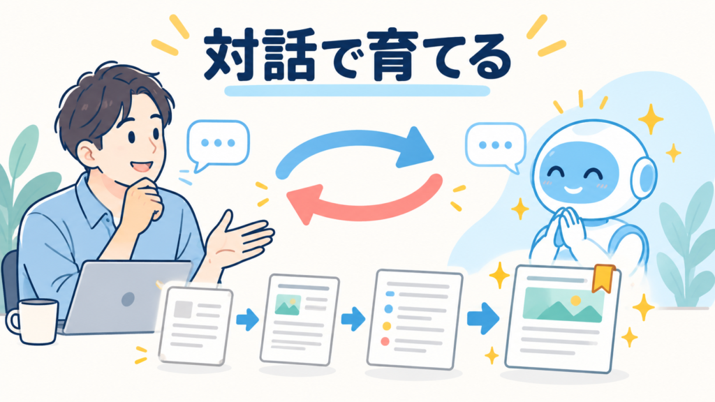 ②フィードバックで育てる｜一発勝負にしない