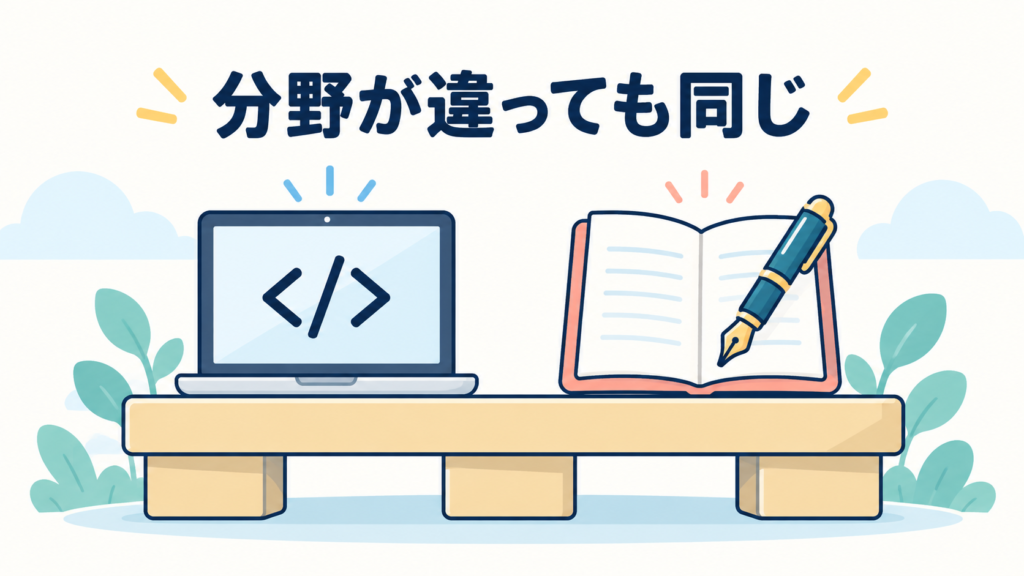 なぜ分野が変わっても、この3つは同じなのか