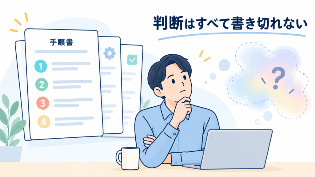 それでもマニュアルで解けない部分が残る