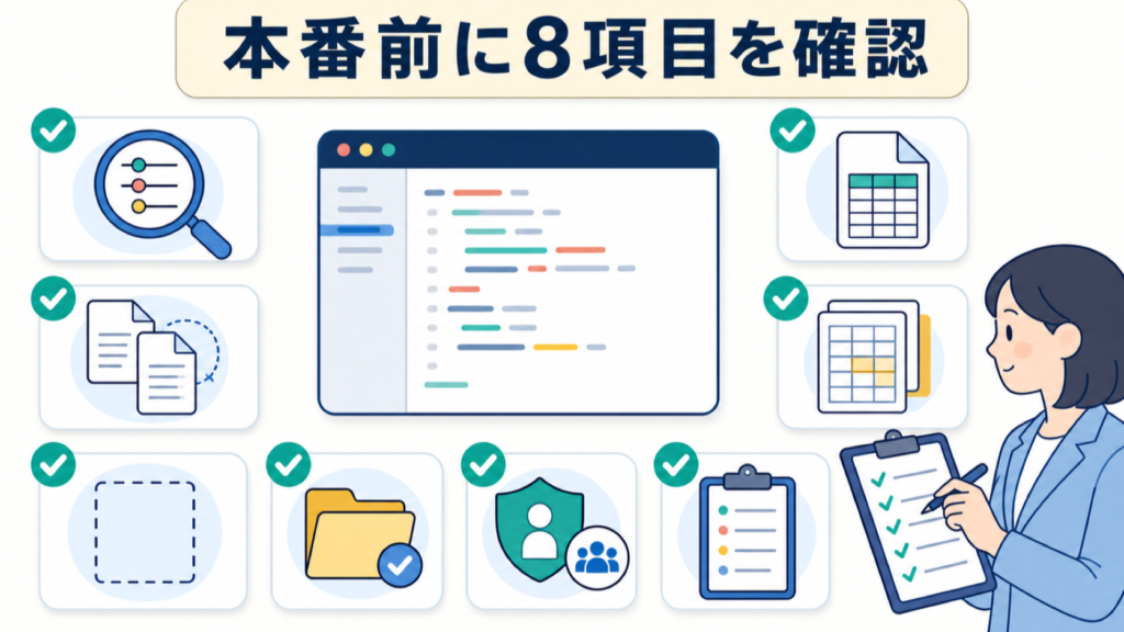 ChatGPTが作ったGASを動かす前に確認する8項目