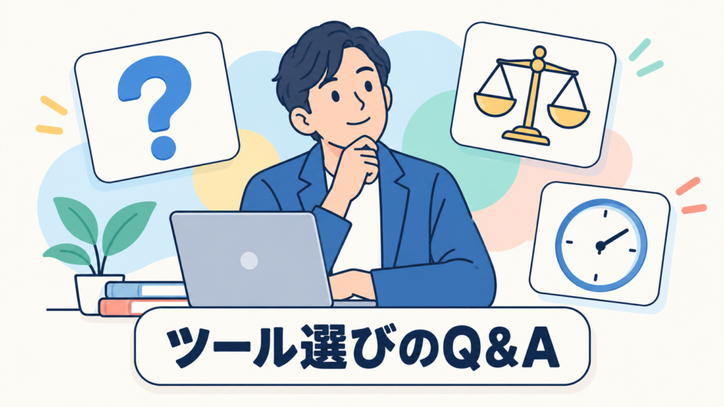 中小企業のDXツール選びに関するよくある質問
