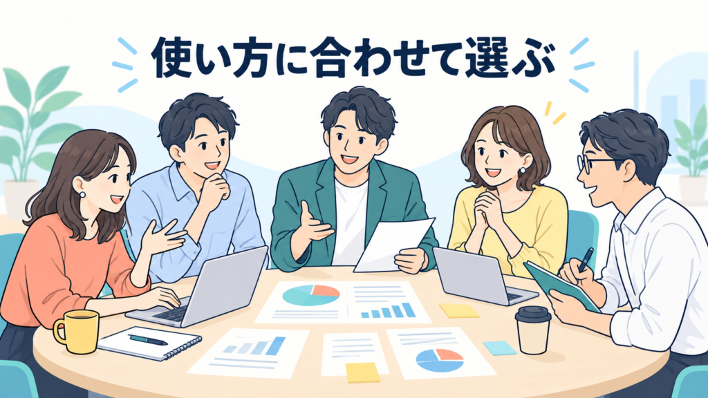 複数人で使うかどうかで決める