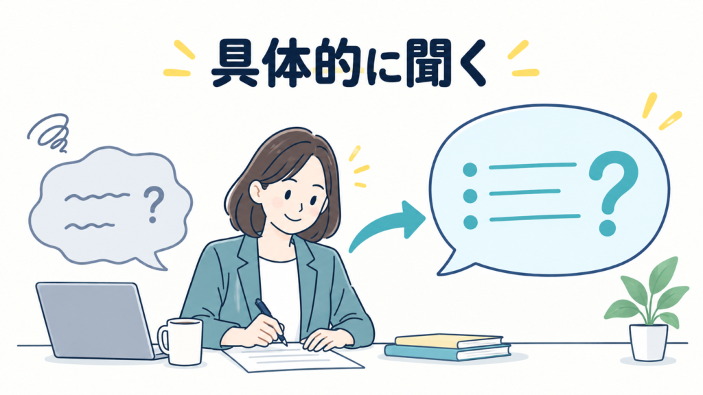 質問文の作り方のコツ