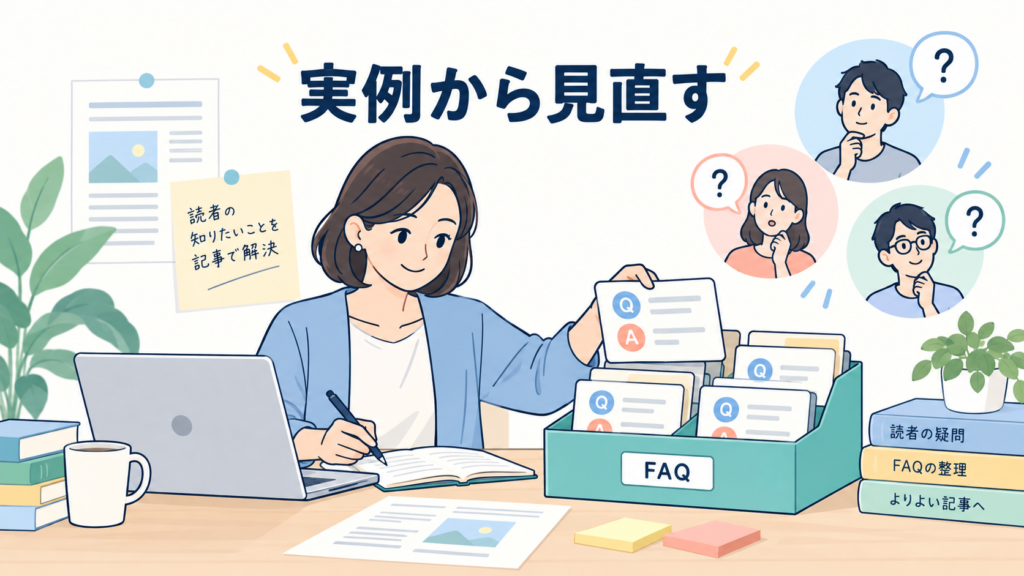 1stWritingのFAQ運用の実例
