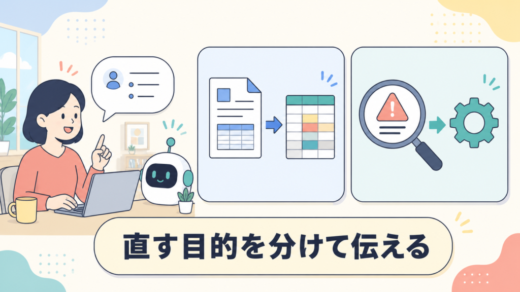 GASの抽出項目とエラーを直す2つのプロンプト