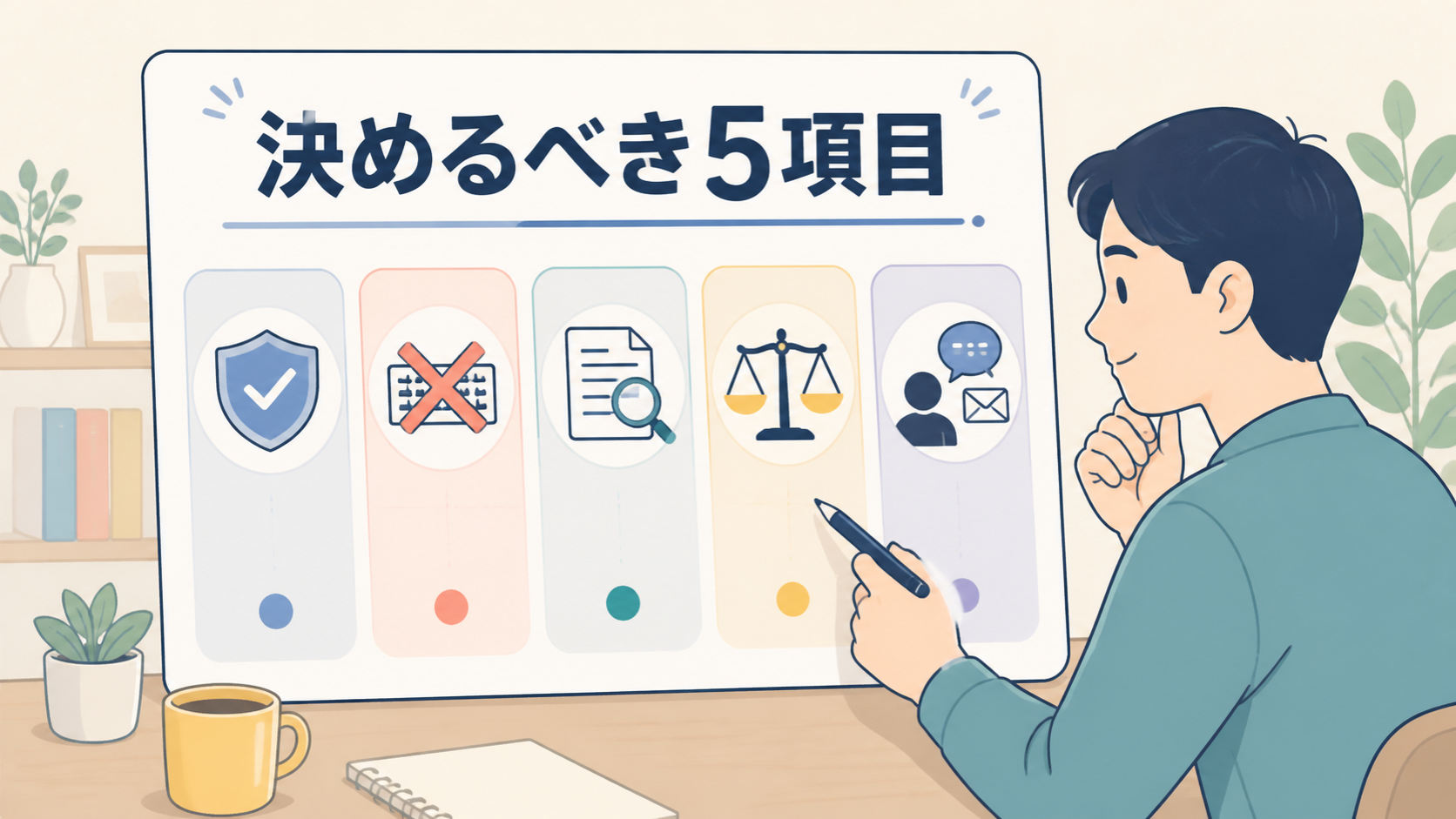 生成AIの社内ルールに必要な5項目