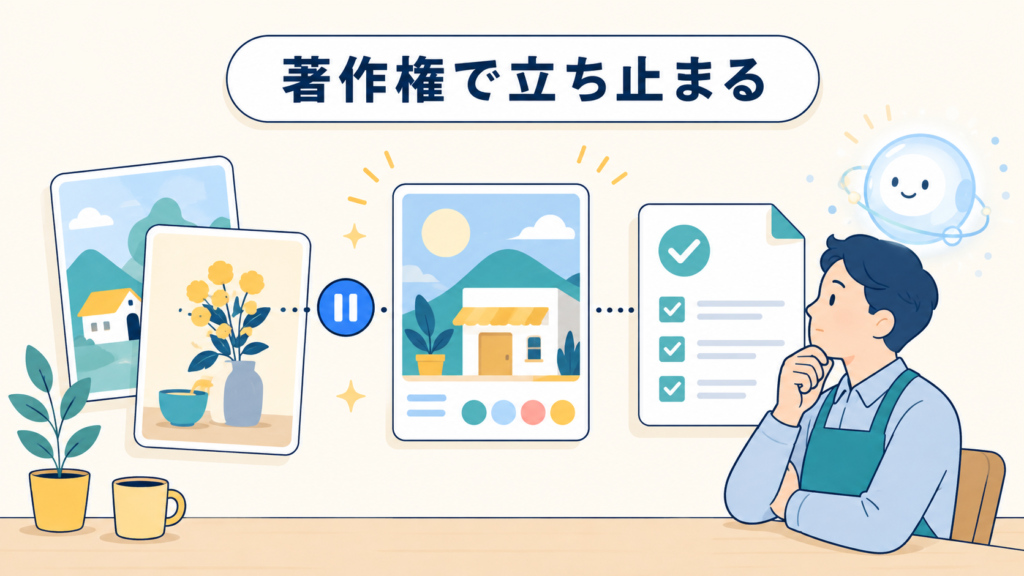 著作権・商用利用で立ち止まるべきポイント