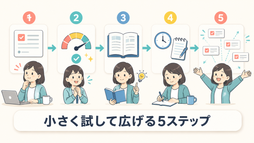 生成AIを仕事で使い始める5ステップ
