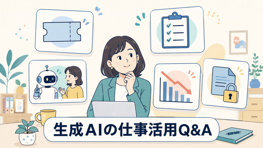 生成AIの仕事活用に関するよくある質問