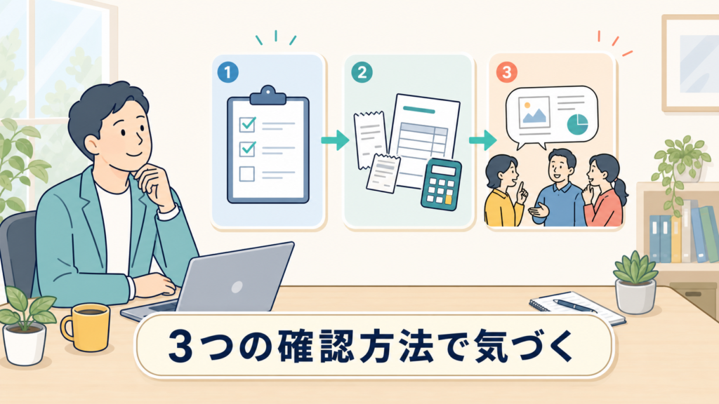 自社のシャドーAIに気づく3つの確認方法